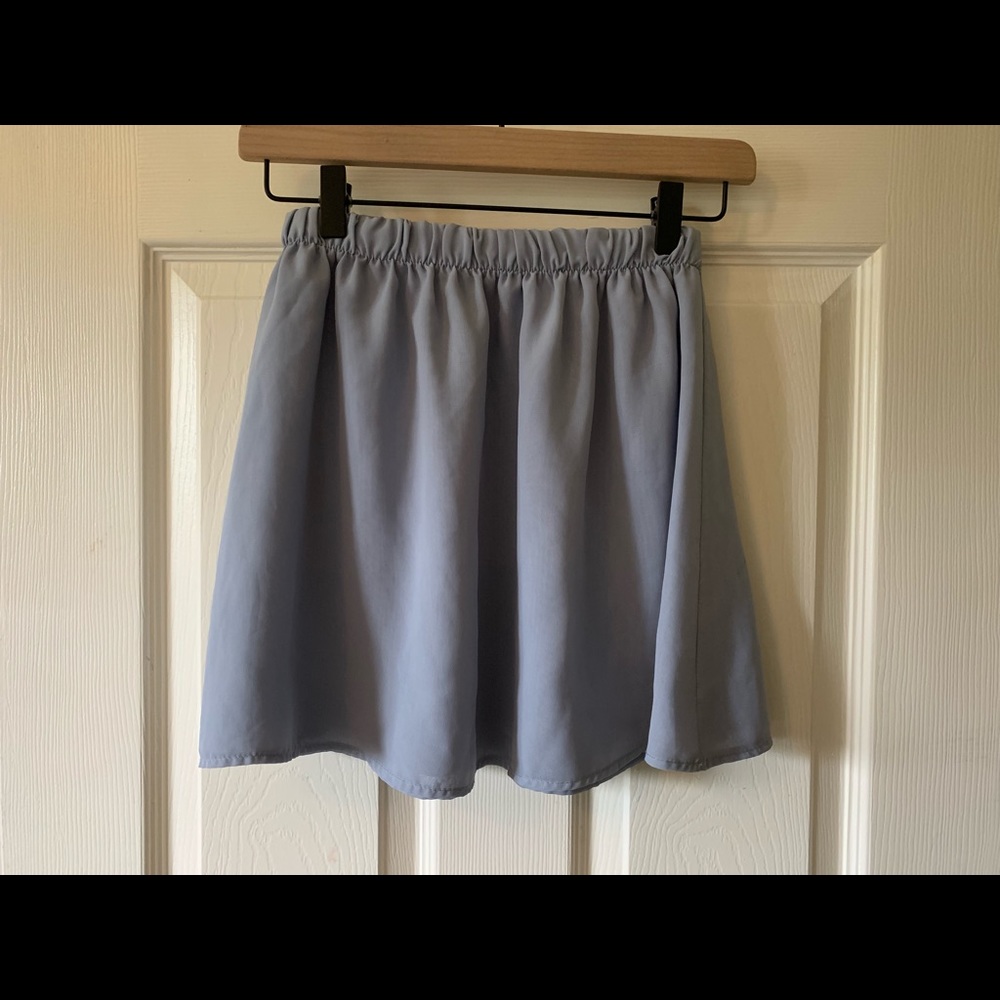 Blue skirt
